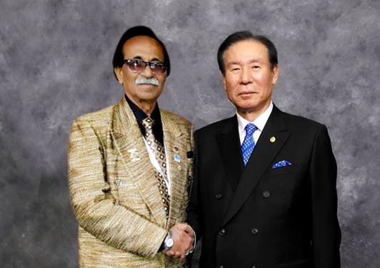 WITH LIONS CLUBS INTERNATIONAL PRESIDENT 2019-20 DR. JUNG YUL CHOI